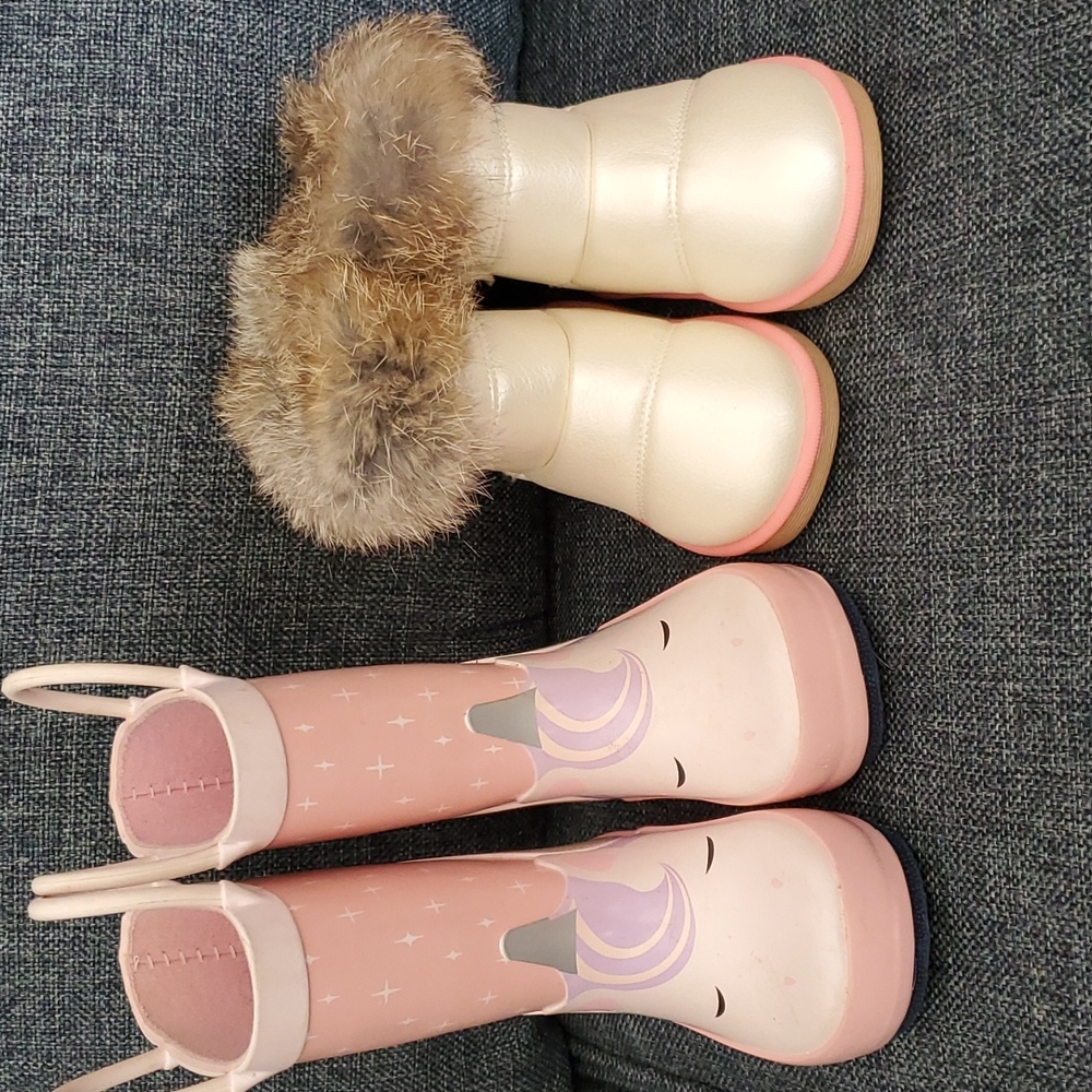 Toddler girl boots size 5 lot